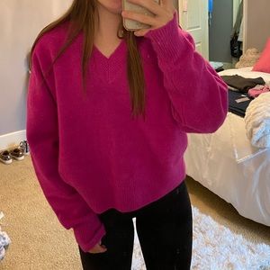 Pink sweater